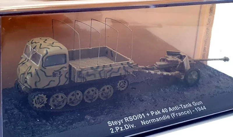 Altaya 1/72 Scale AL14820F - Steyr RSO/01   Pak 40 Anti-Tank Gun France 1944