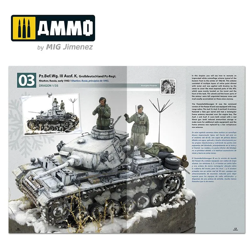 Ammo Mig How to Paint Winter WWII German Tanks AMIG6039