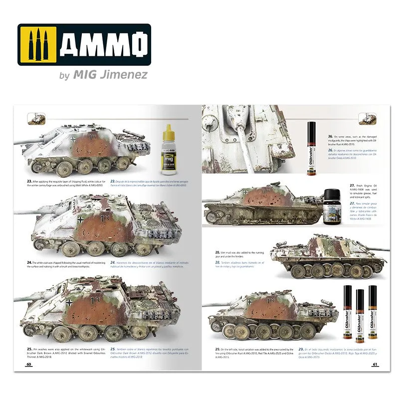 Ammo Mig How to Paint Winter WWII German Tanks AMIG6039