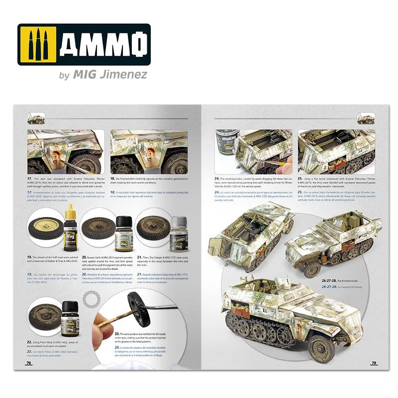 Ammo Mig How to Paint Winter WWII German Tanks AMIG6039