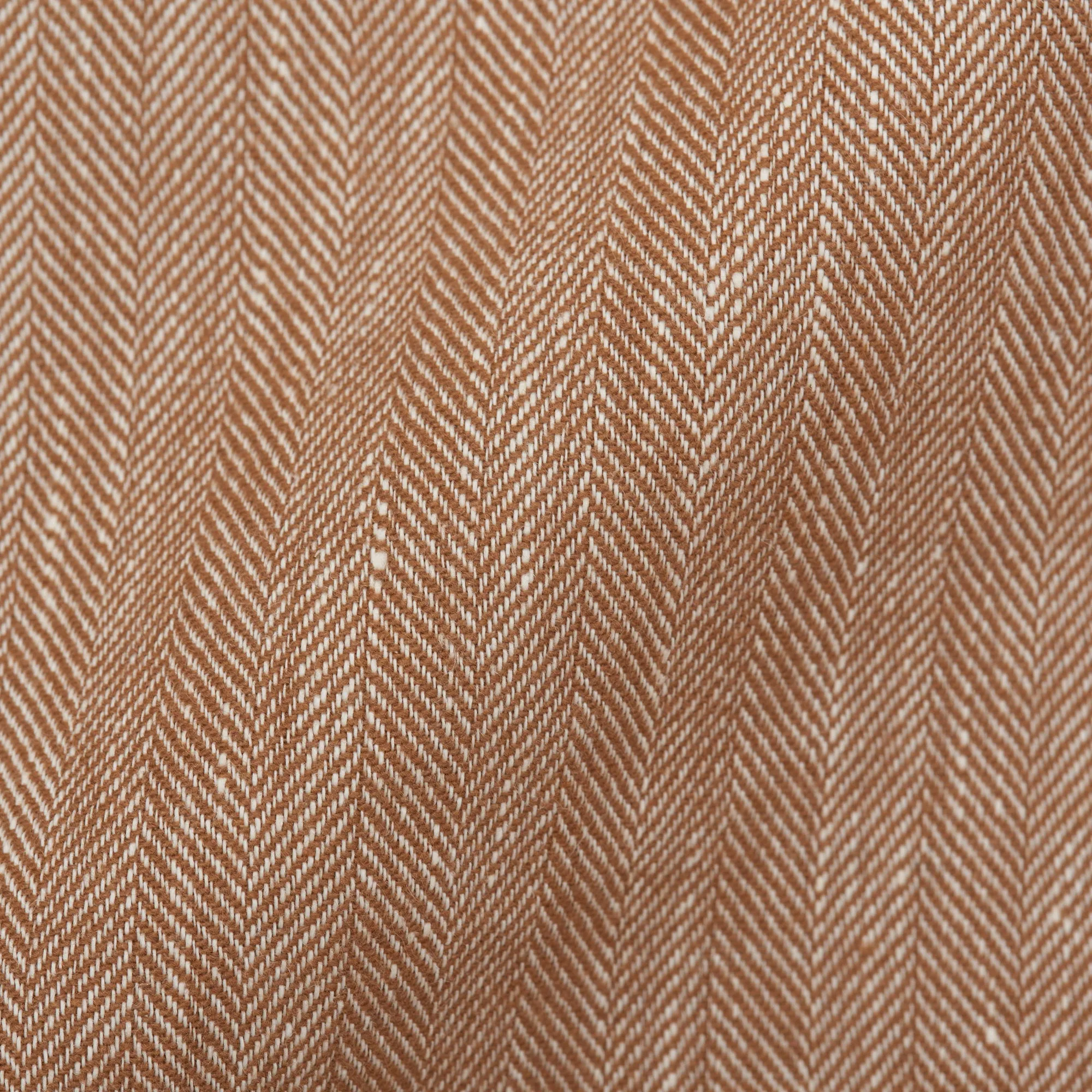 ANTÉ Napoli Tan Herringbone Linen-Cotton Unlined Suit NEW Slim Fit