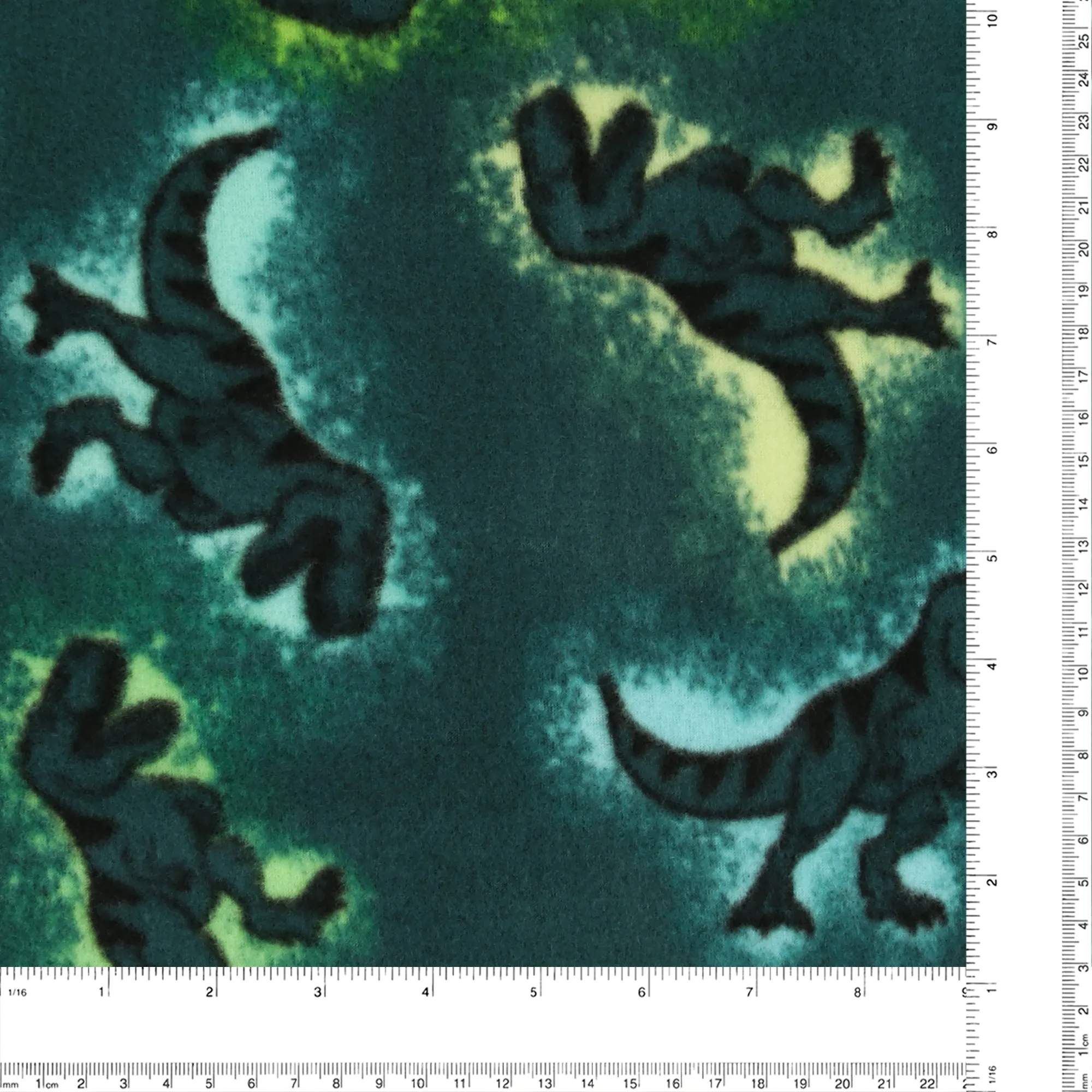 Anti Pill Fleece Print - MONTANA - 041 - Green
