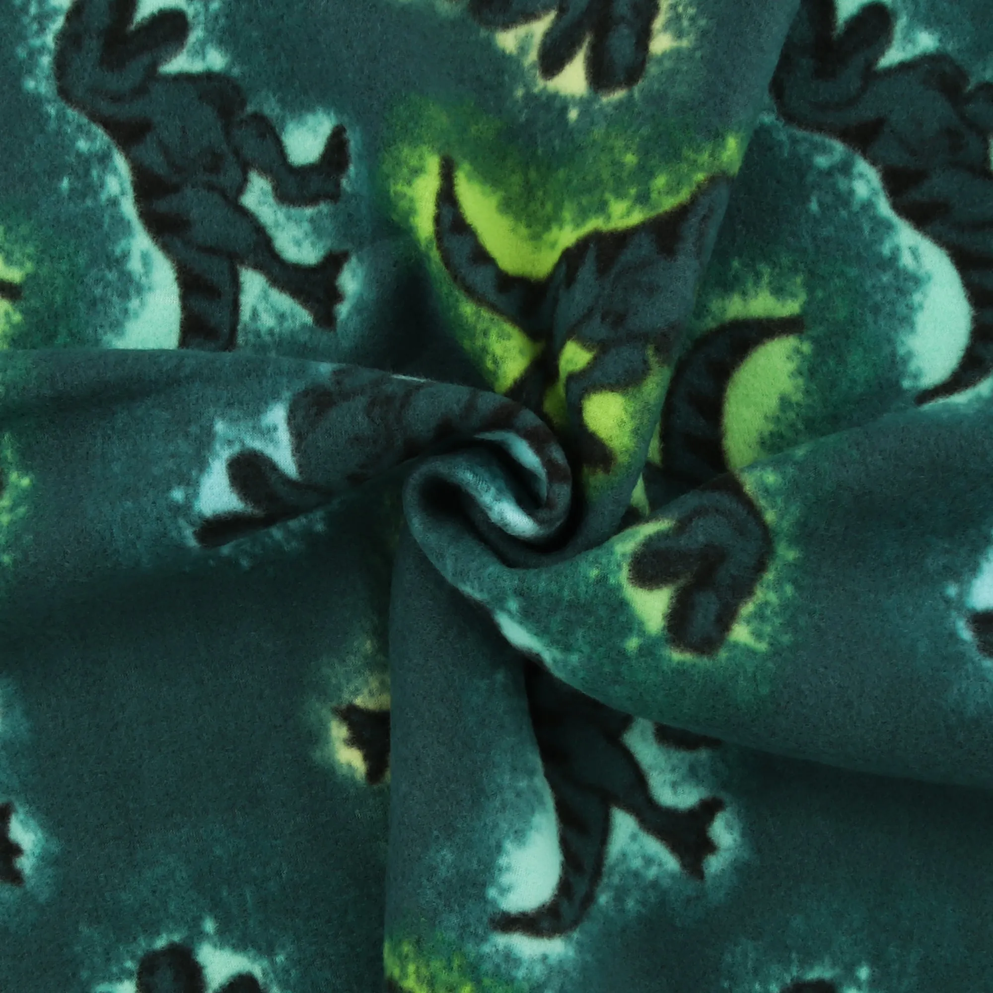 Anti Pill Fleece Print - MONTANA - 041 - Green