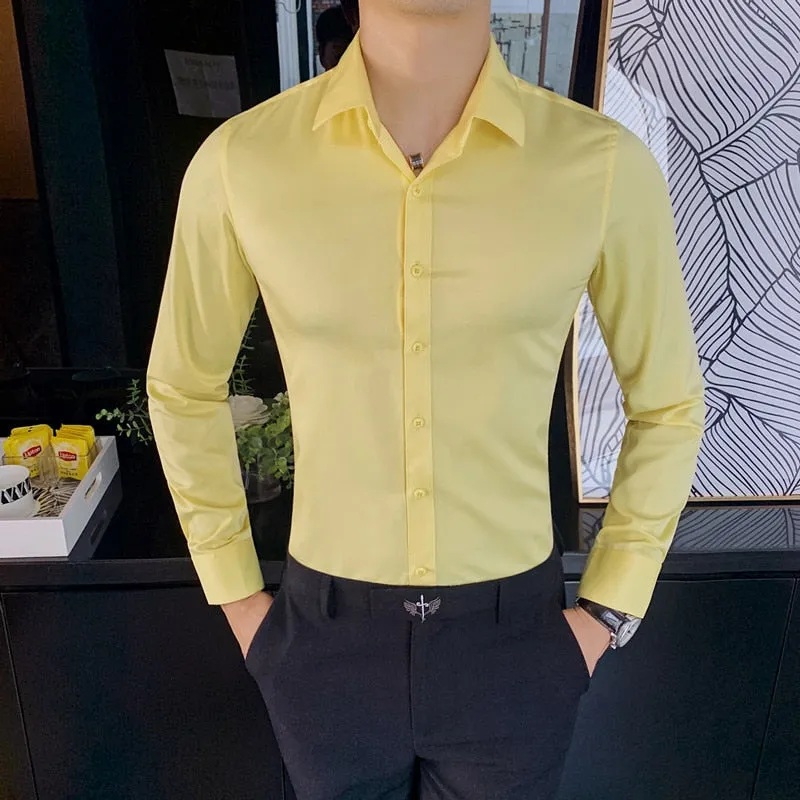 Camisas De Hombre Long Sleeve Shirts For Men Clothing 2023