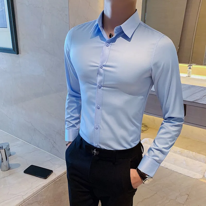Camisas De Hombre Long Sleeve Shirts For Men Clothing 2023