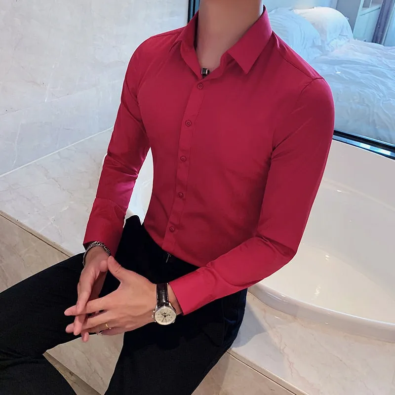 Camisas De Hombre Long Sleeve Shirts For Men Clothing 2023