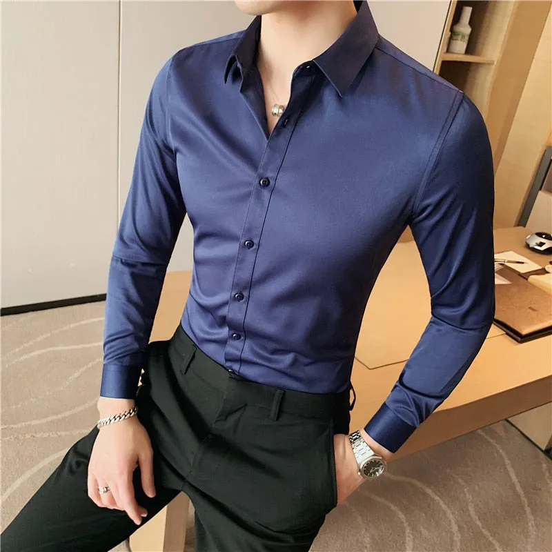 Camisas De Hombre Long Sleeve Shirts For Men Clothing 2023
