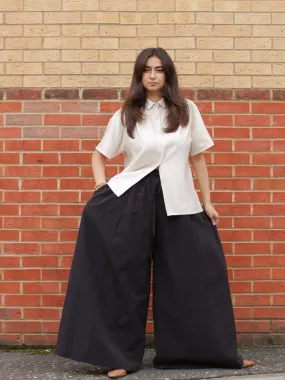 Charlie Black Wide-Leg Palazzo Pants