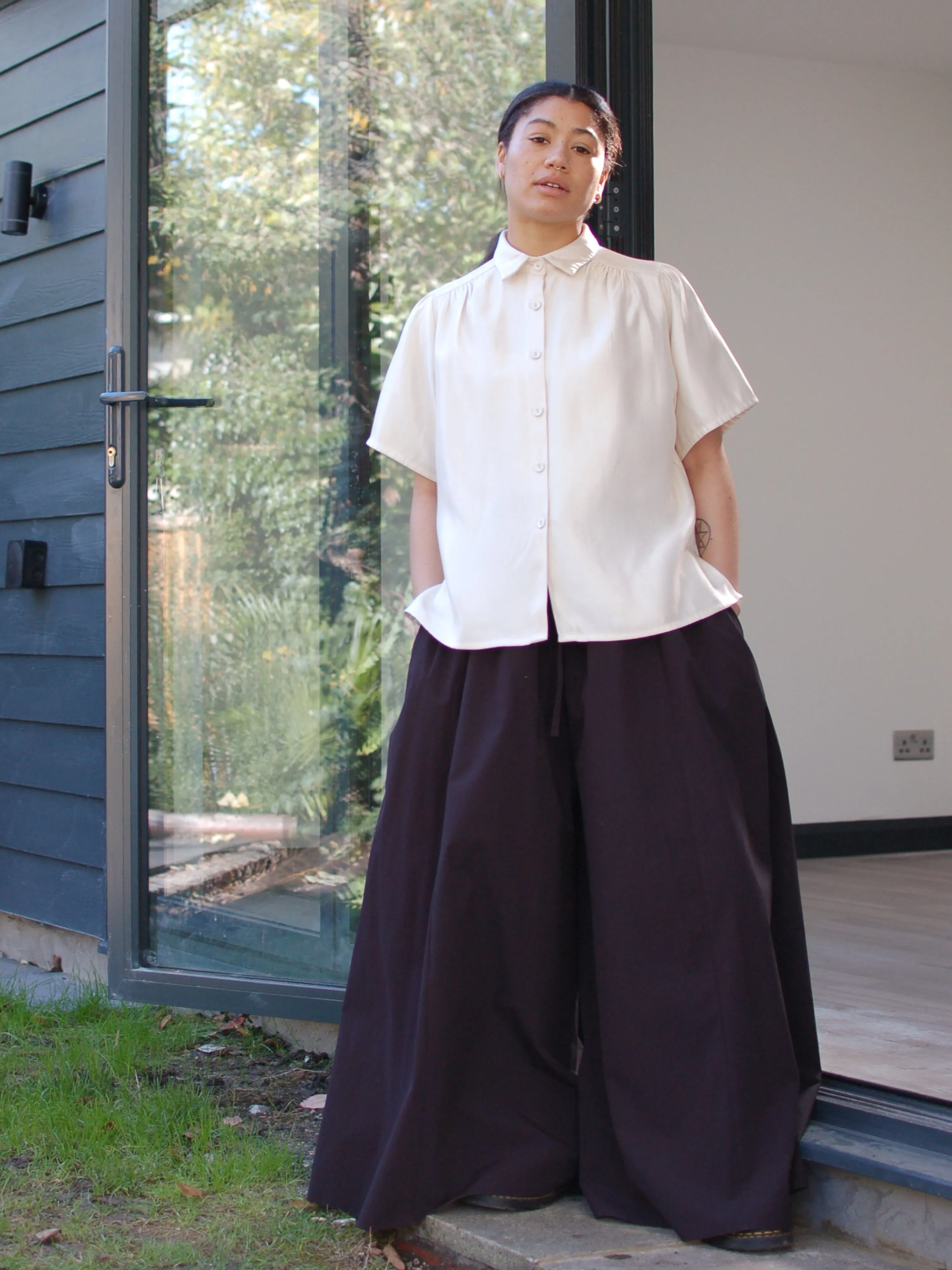Charlie Black Wide-Leg Palazzo Pants