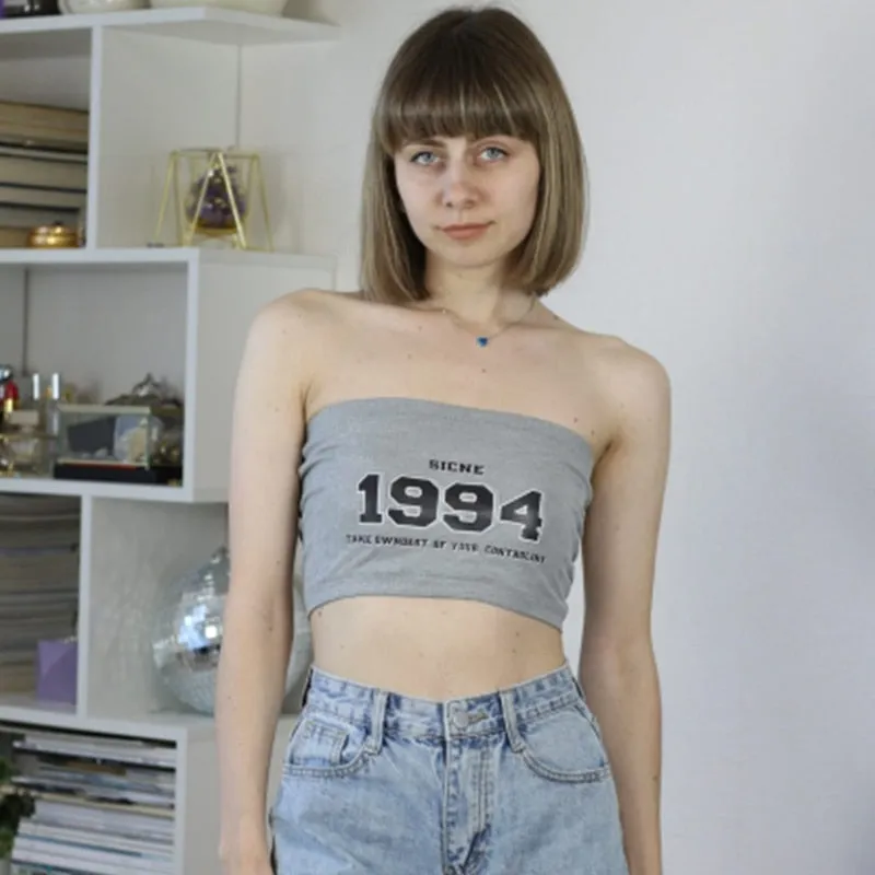 Crop Top Women Hollow Out Black Blouses Sleeveless Skinny Cool Punk T Shirts