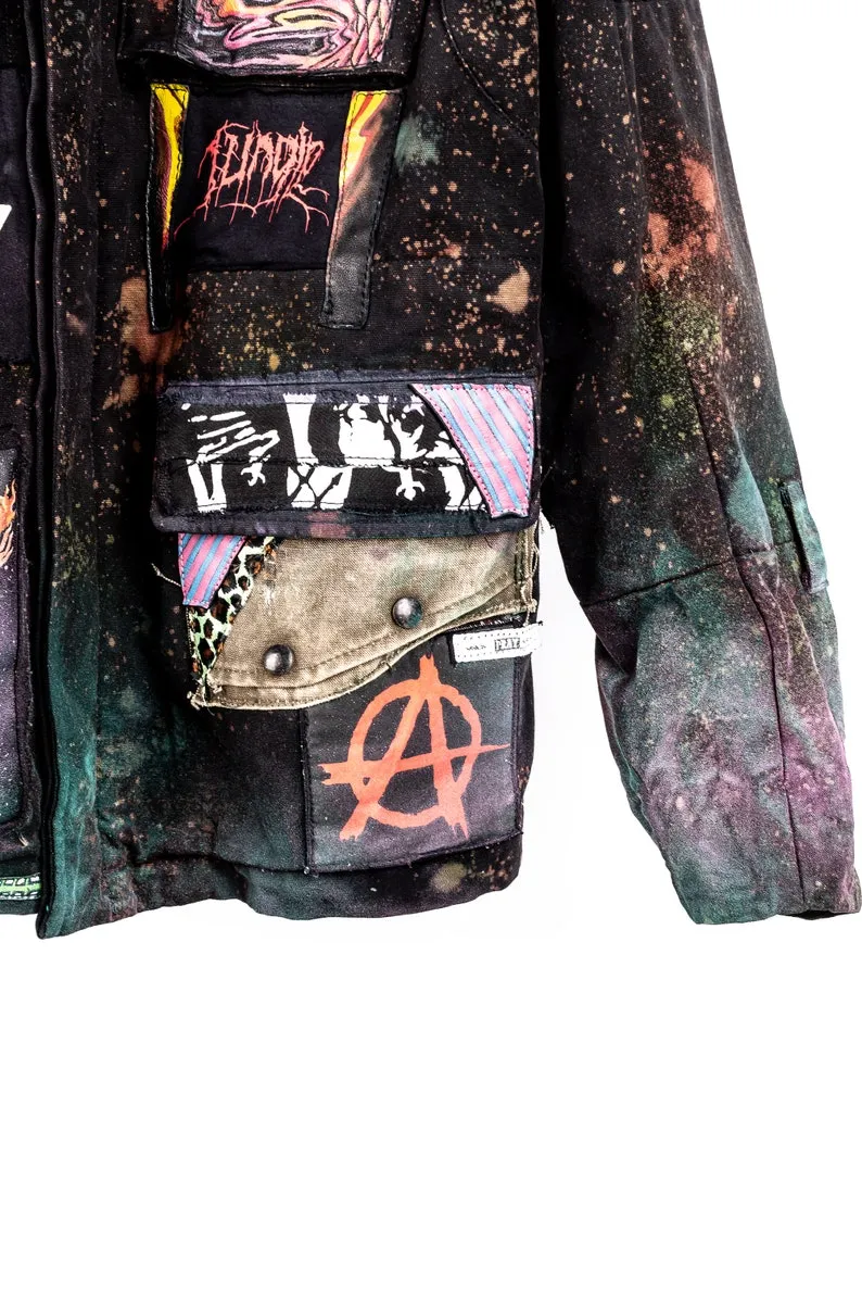 Cyberpunk Rave Dinosaur DustandBeau x NiceCollective Men's Jacket