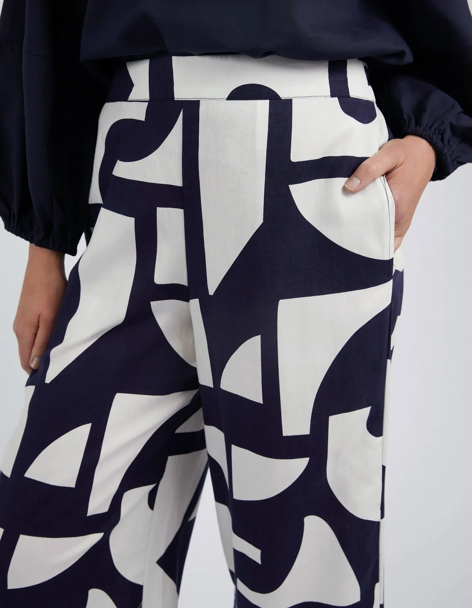 Dali Abstract Pant Midnight Abstract