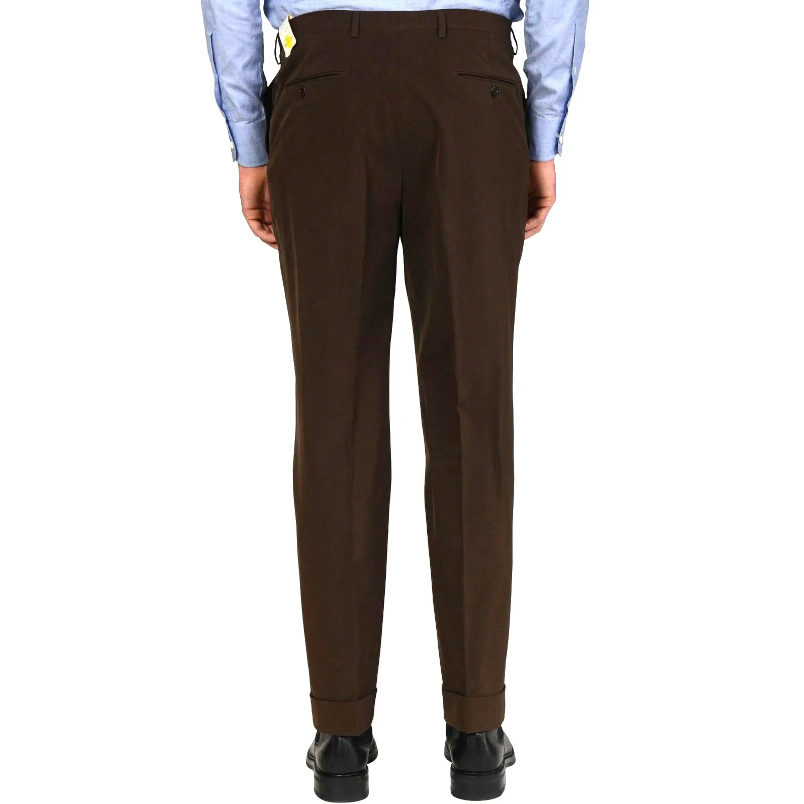 D'AVENZA Roma Handmade Brown Polyester Suit EU 52 NEW US 42