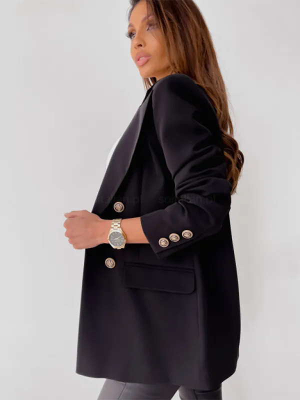 Double-Breasted Blazer - Formal & Casual