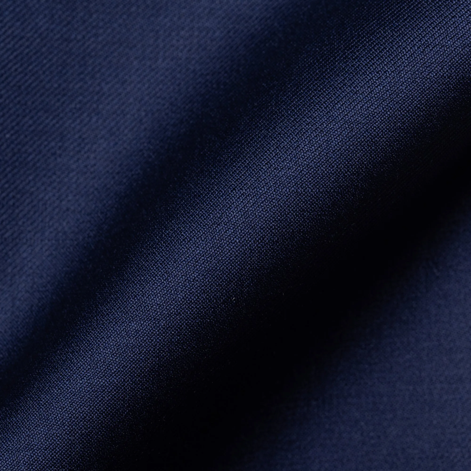 LUIGI BORRELLI Napoli Navy Blue Twill Wool Flat Front Dress Pants NEW Slim Fit