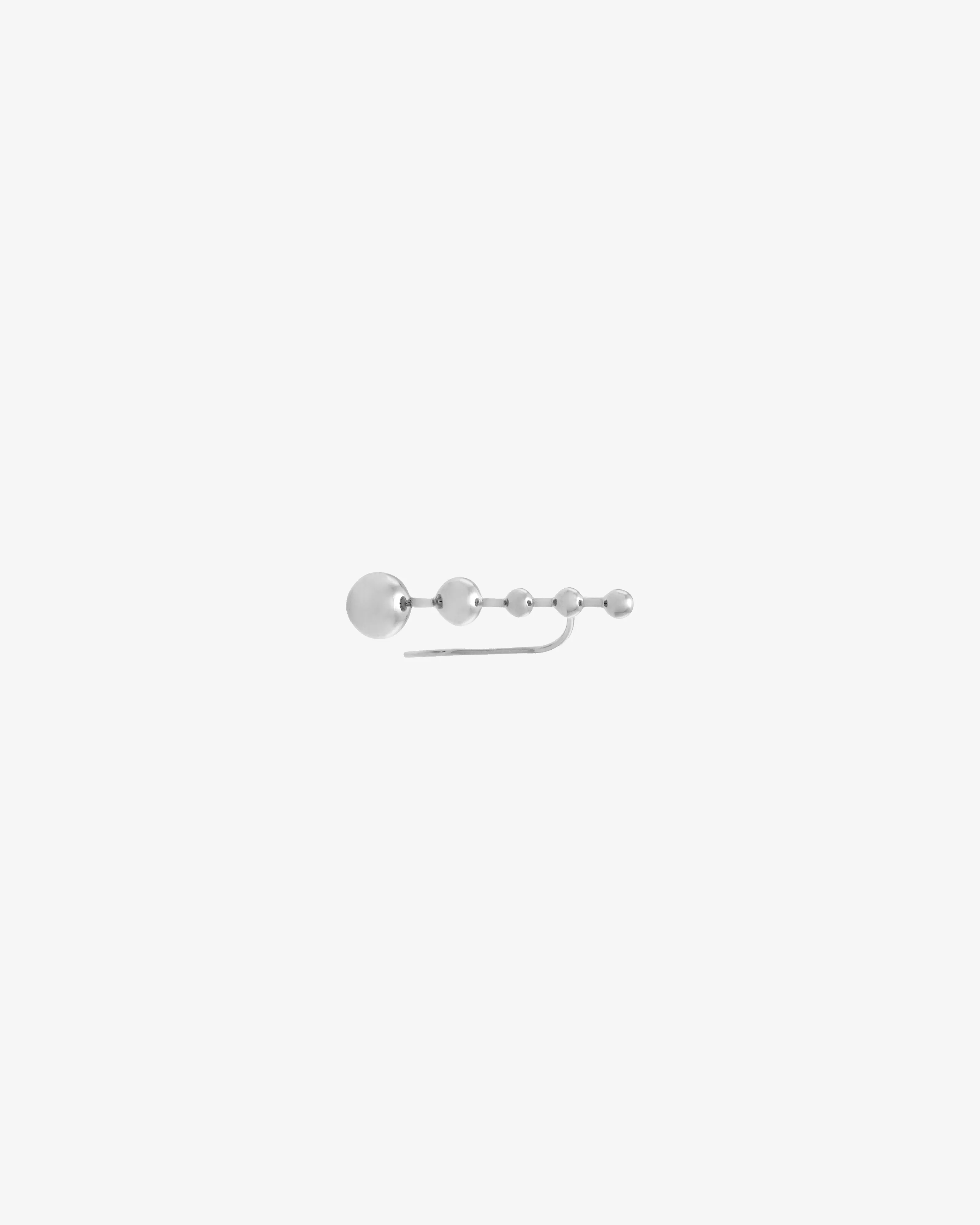 Orbit Climber Earring - Silver