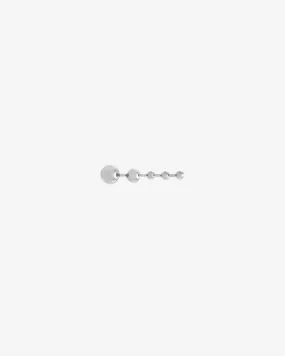 Orbit Climber Earring - Silver