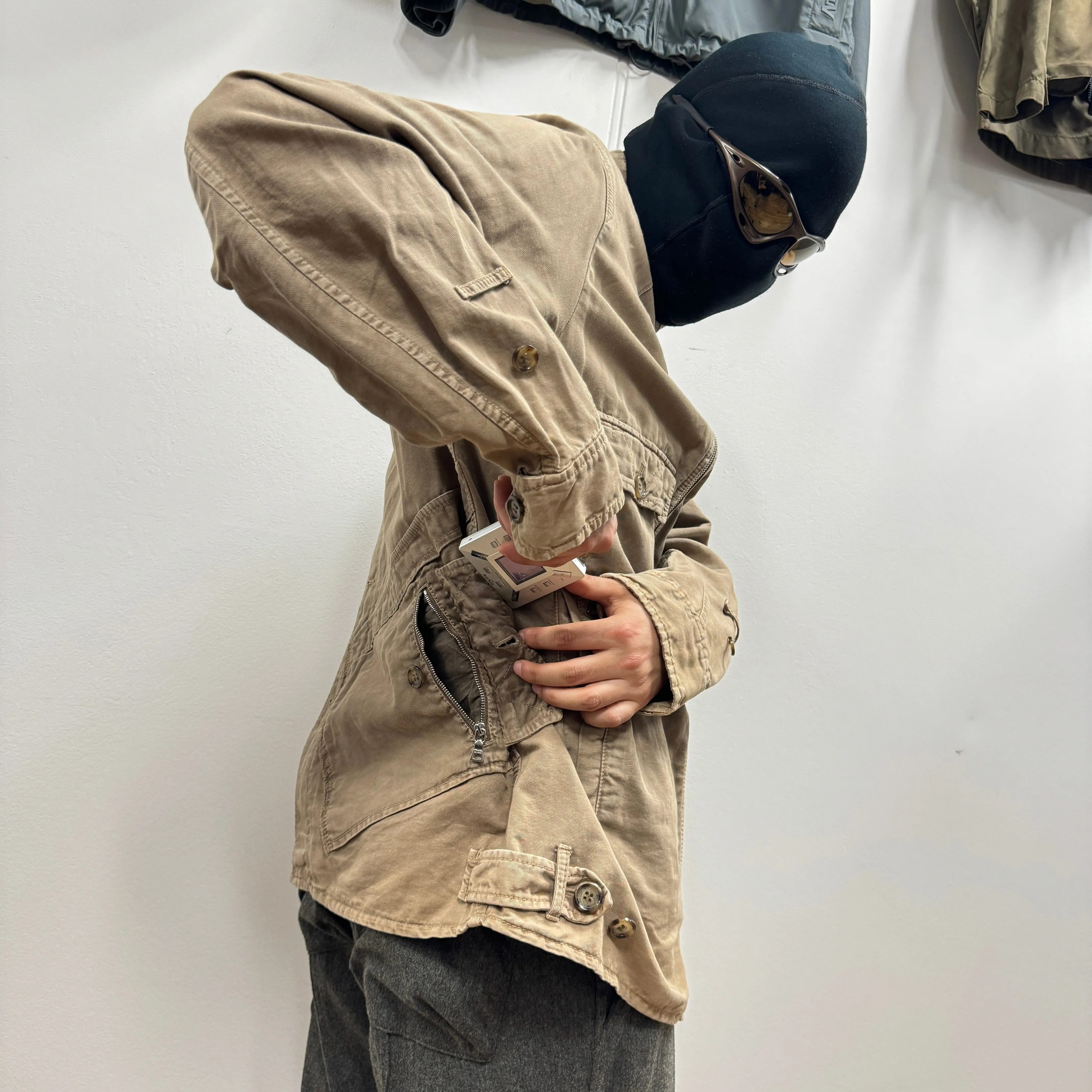 Prada Sport Deconstructed Military Jacket