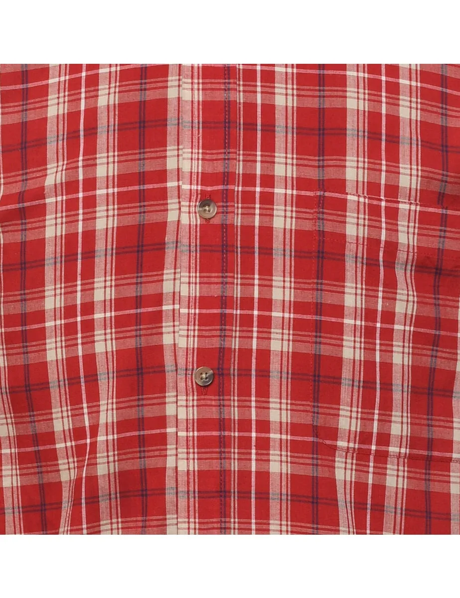 Puritan Red Checked Shirt - L