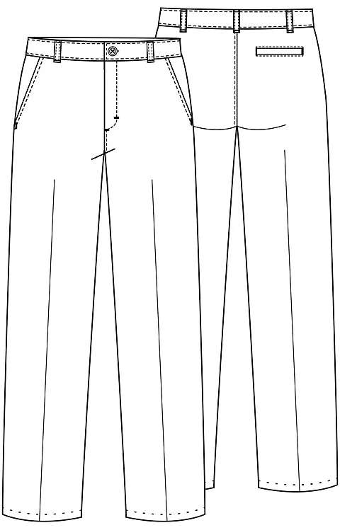 Real School Boys Flat Front Pants #60362