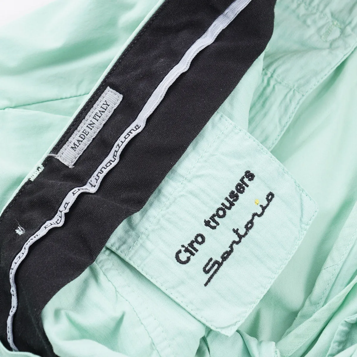 Sartorio Flat-Front Cotton 'Ciro' Trouser
