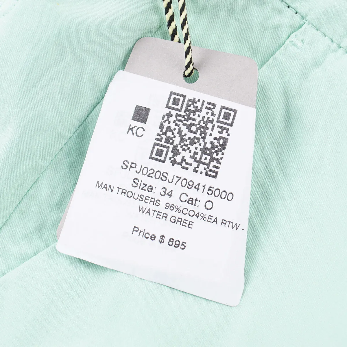 Sartorio Flat-Front Cotton 'Ciro' Trouser