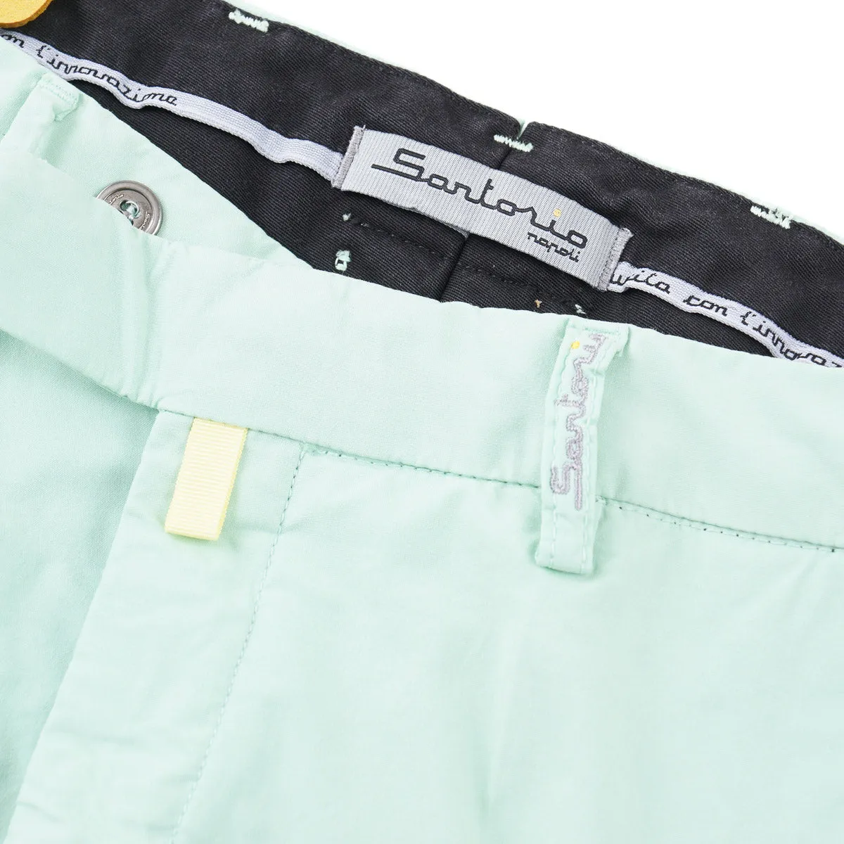 Sartorio Flat-Front Cotton 'Ciro' Trouser