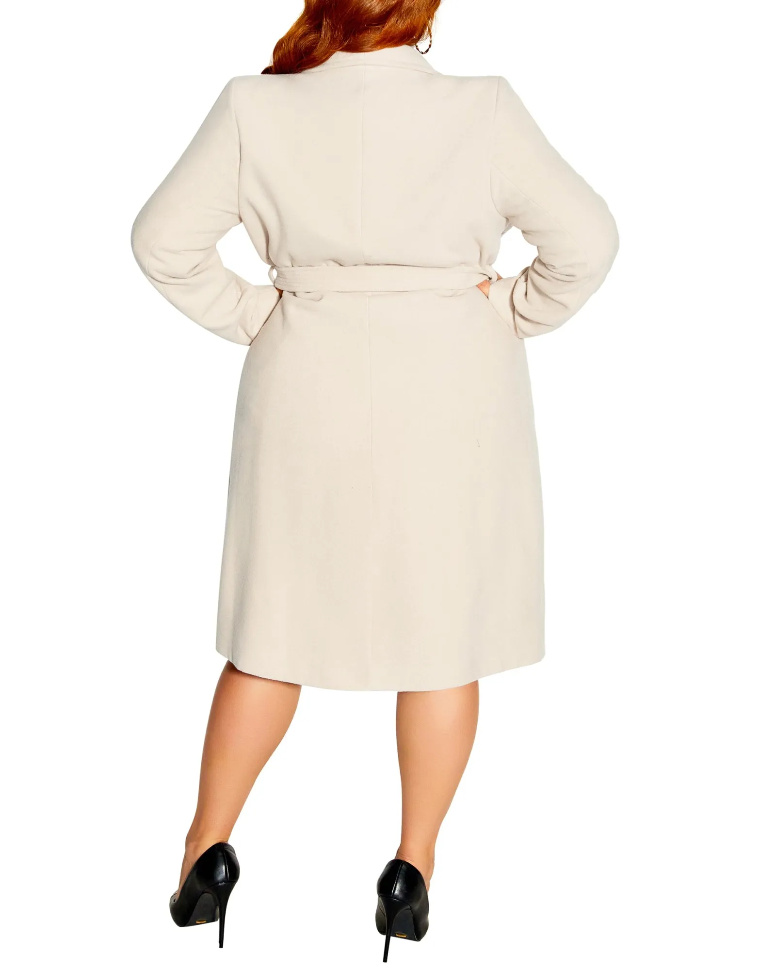 Sassy Military Coat | Buff