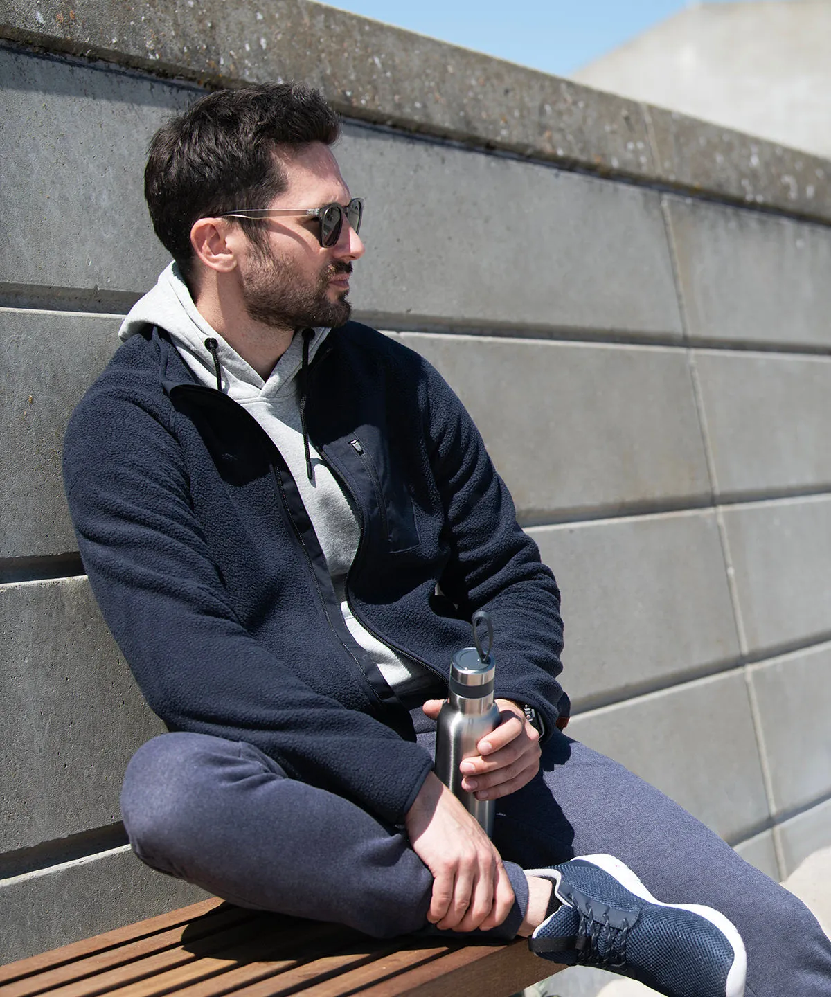 Timberlake  modern sherpa fleece | Dark Navy