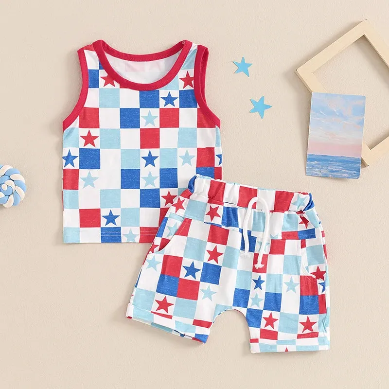 USA Checked Set