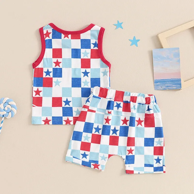 USA Checked Set