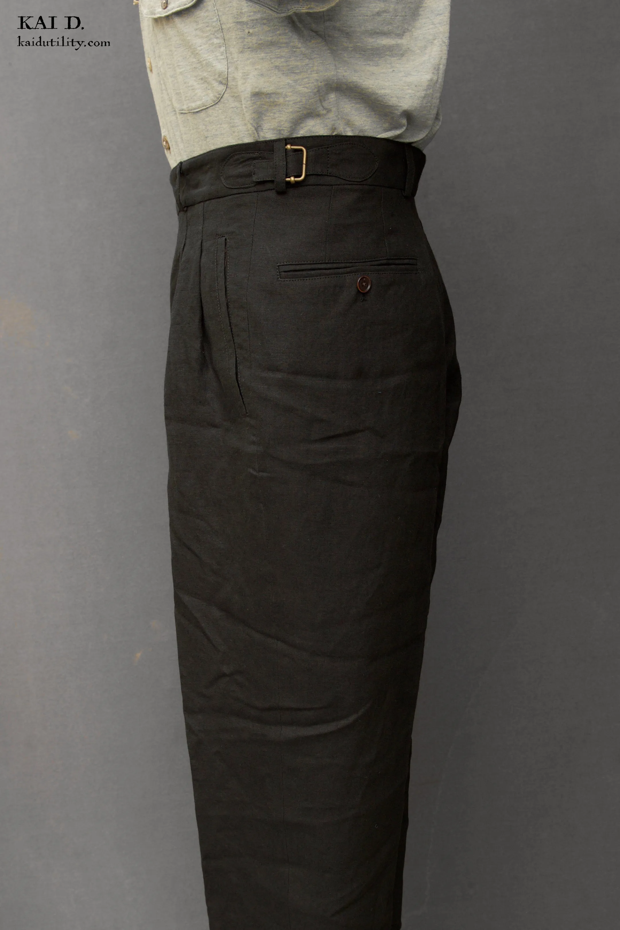 Wide Leg Matisse Pants - Belgian Black - 34, 36